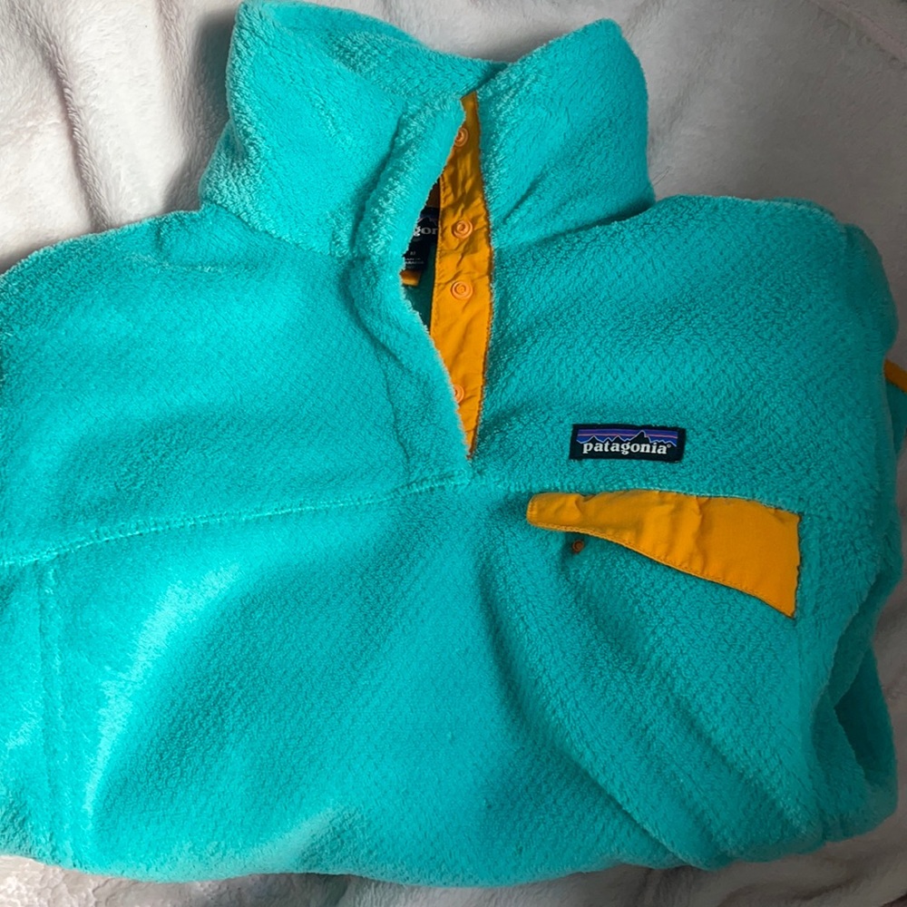 patagonia fleece crew sweater